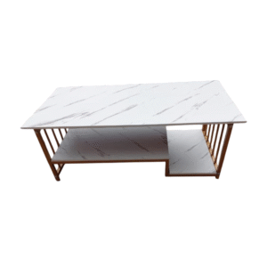 Rectangular White Marble Coffee Table