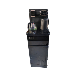 Black and silver Nunix A1C Bottom Load Hot And Cold Water Dispenser