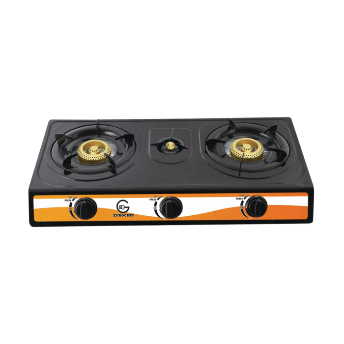Eurochef 3‑Burner Tabletop Gas Cooker