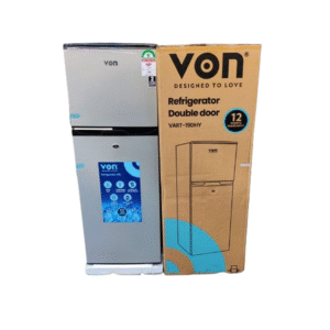 Von 136L Double Door Fridge